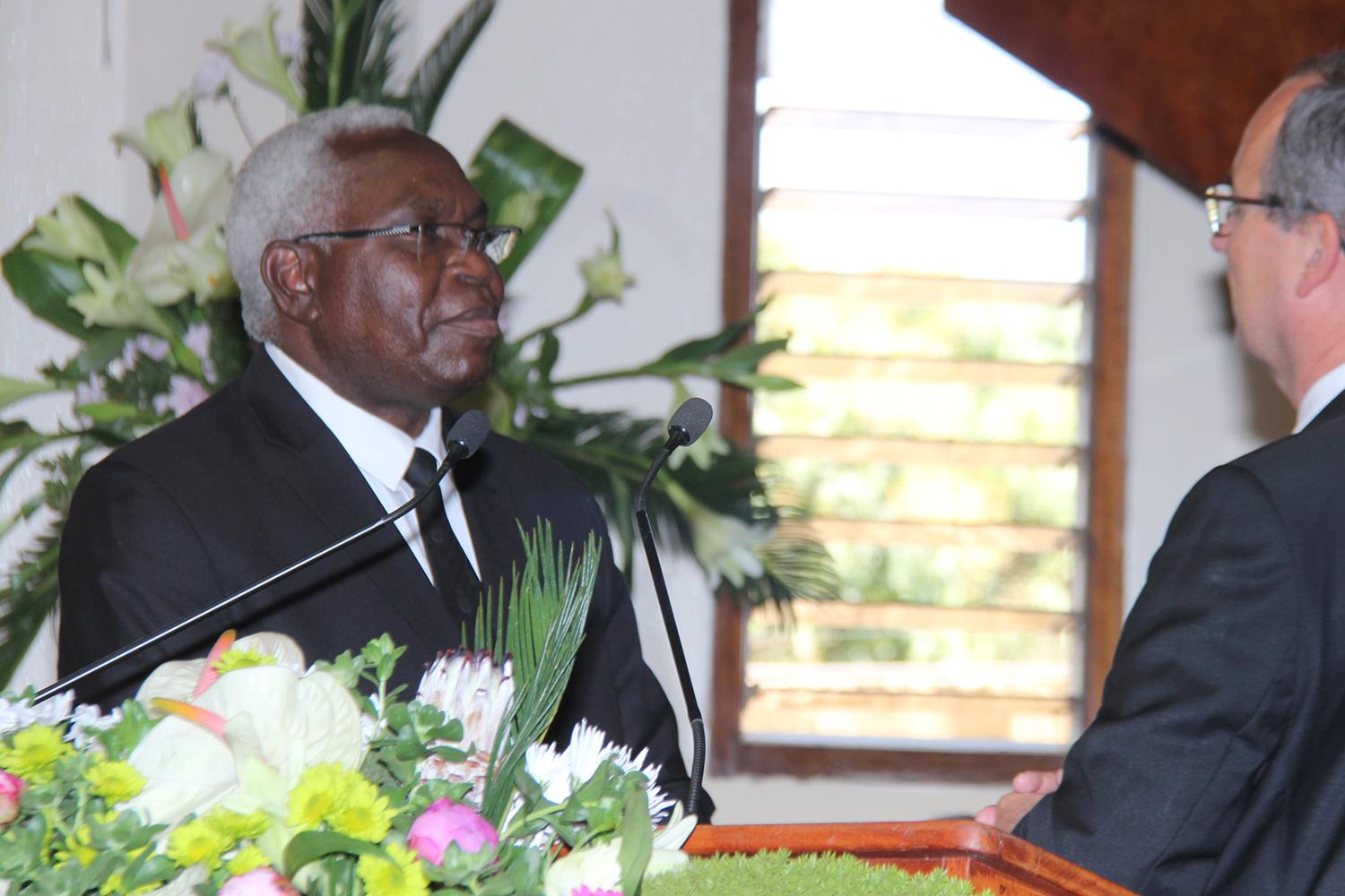 Gesegneter Ruhestand für Charles Ndandula (alle Fotos: NAC Zambia)