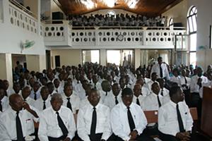 Gottesdienst in der Gemeinde Freetown