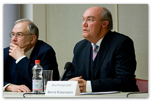Bezirksapostel Bernd Koberstein bei seinem Amtsantritt 2009 (Foto: NAK HRS)