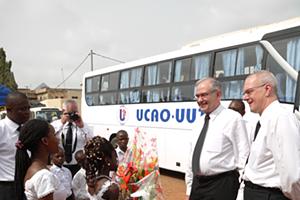Ankunft in Lomé, Togo