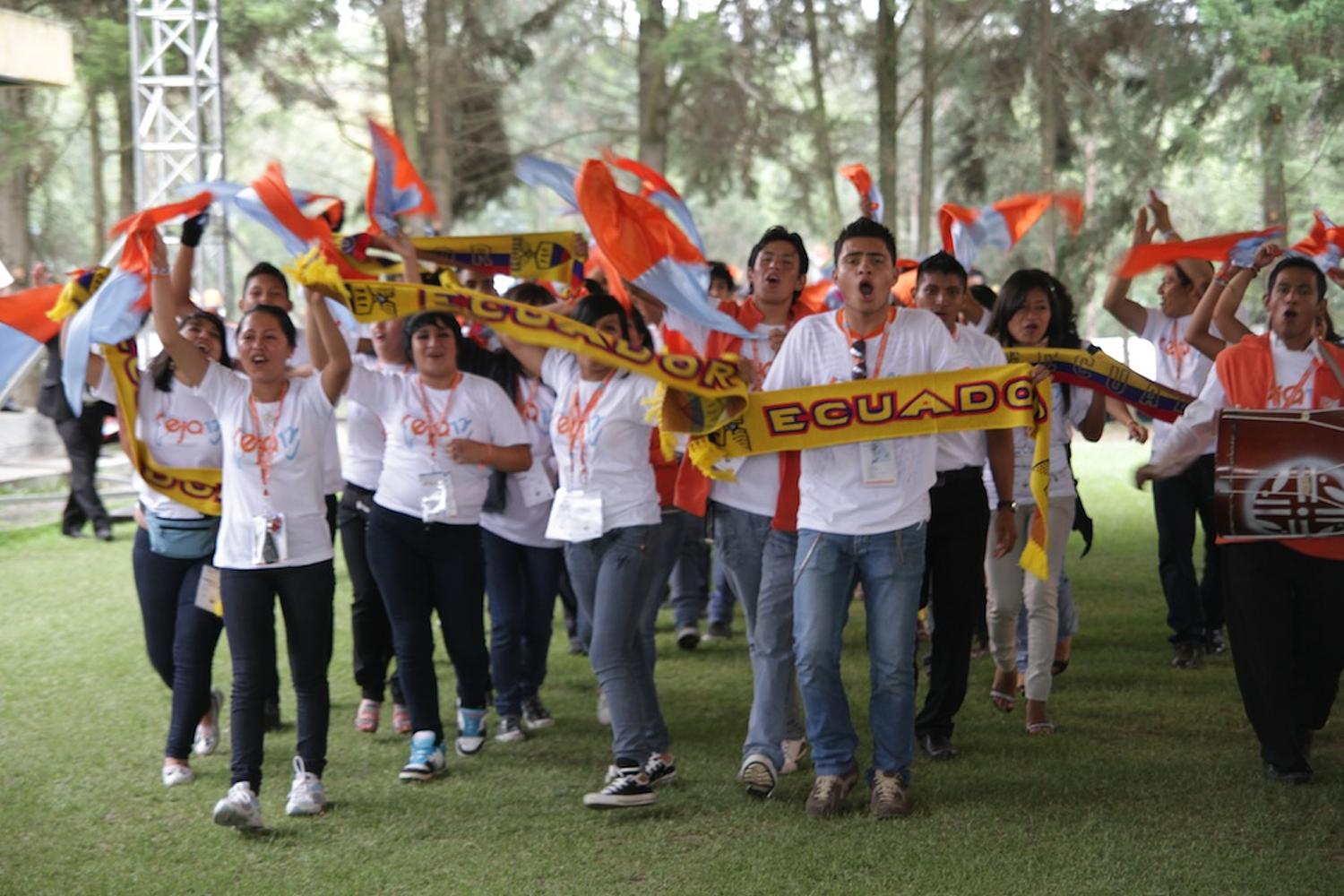 Teilnehmer treffen ein (alle Fotos: INA Ecuador)