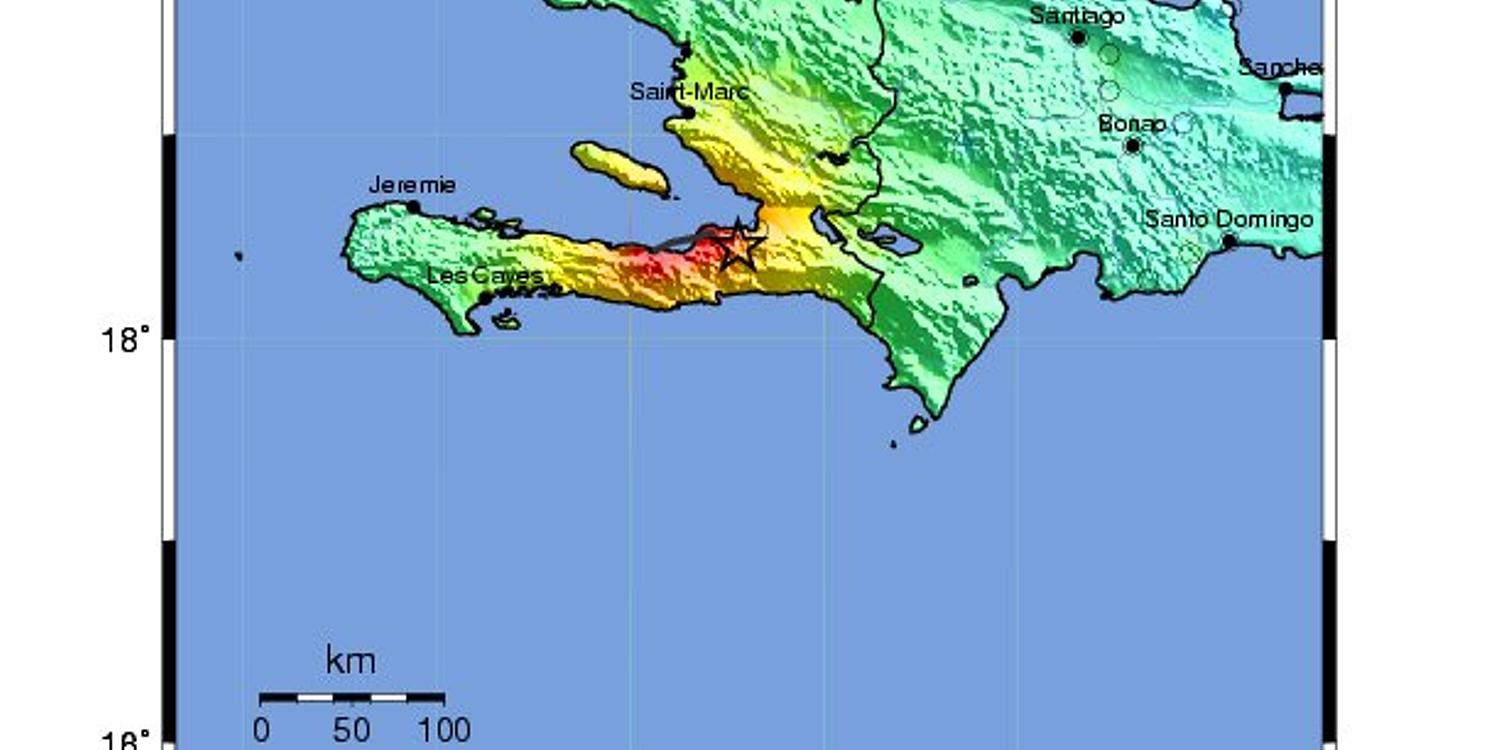 Erdbebenregionen auf Haiti (Grafik: Unicef)