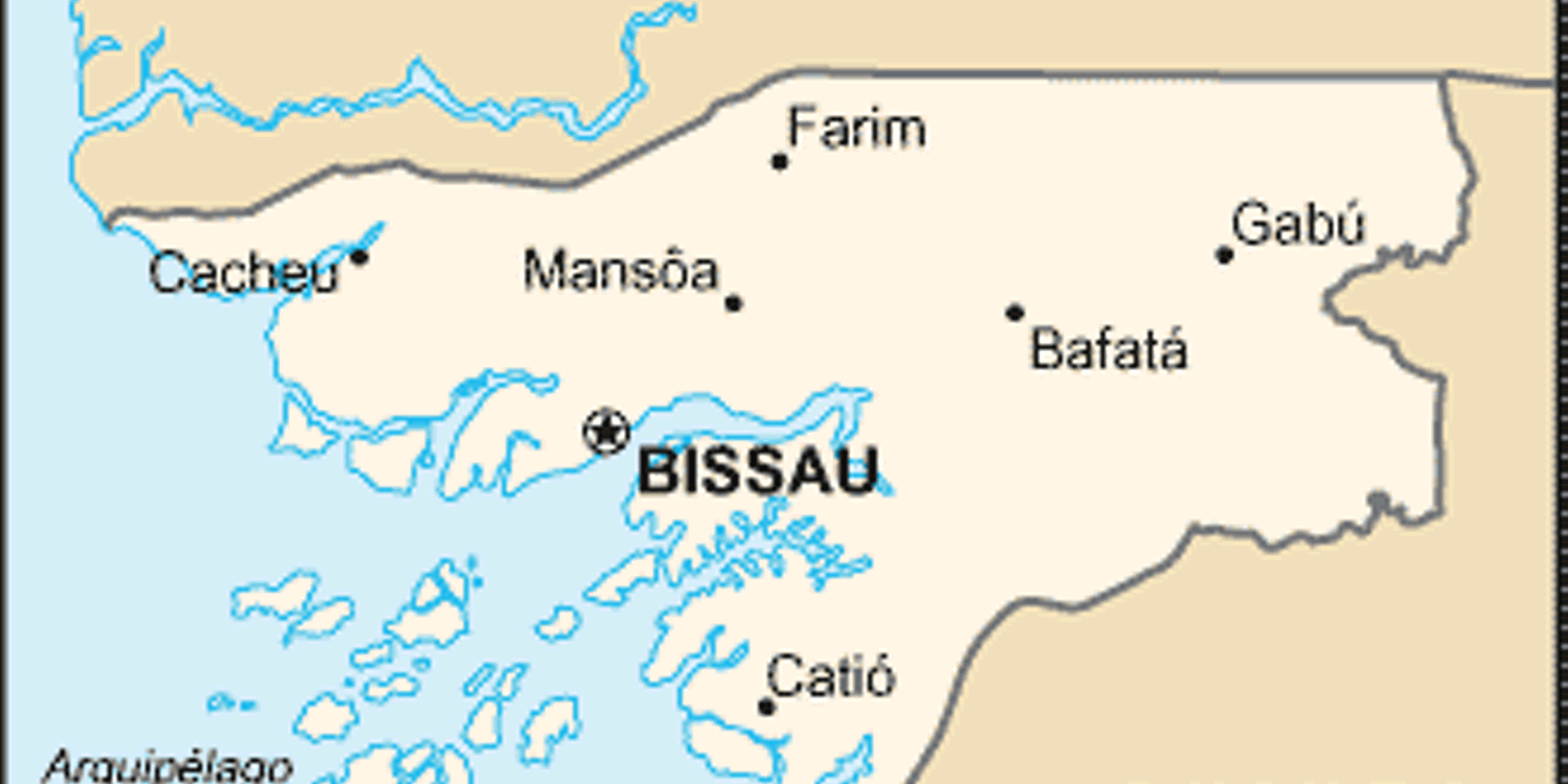Guinea-Bissau liegt im Westen Afrikas (Grafik: UN)