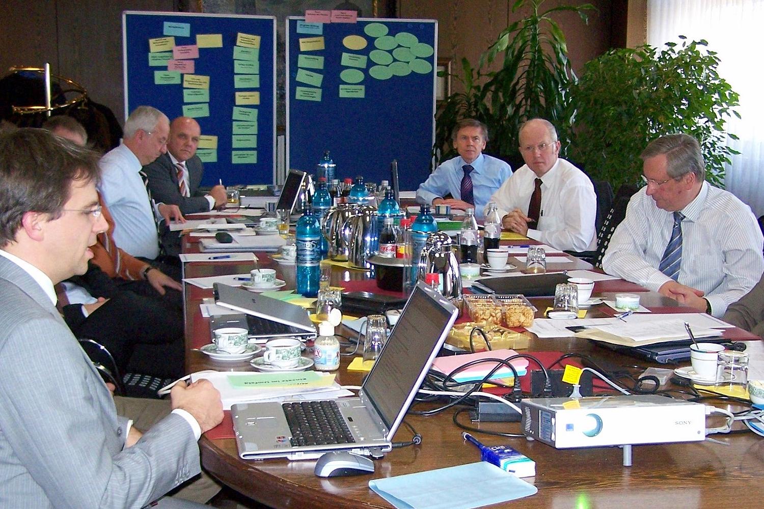 Erstes gemeinsames Planungsgespräch in 2007