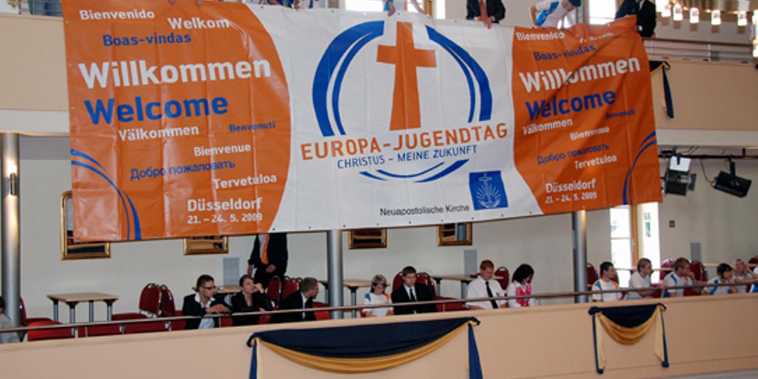 Der EJT-Banner in Weißenfels (Foto: NAK MD)