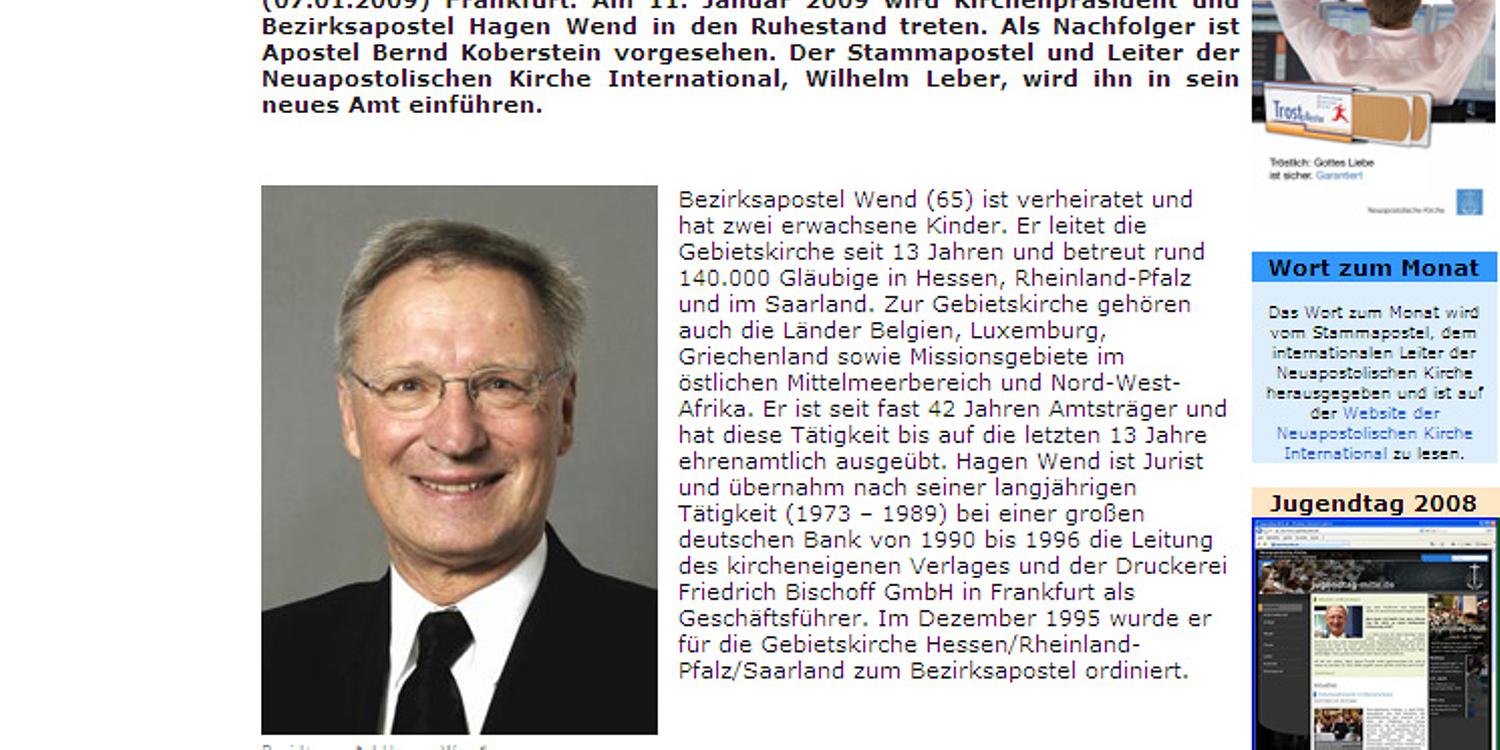 Pressemitteilung auf der Webseite der NAK Hessen/Rheinlnad-Pfalz/Saarland