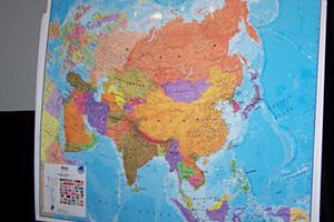 Südostasien auf der Karte