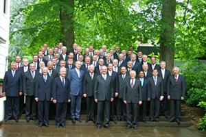 Todos los apóstoles europeos de la Iglesia Nueva Apostólica (Foto: INAI)