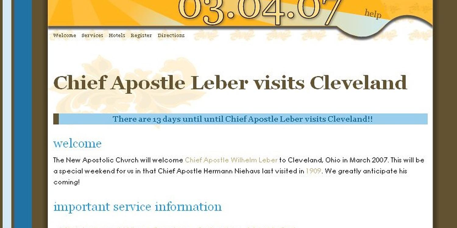 The Cleveland website