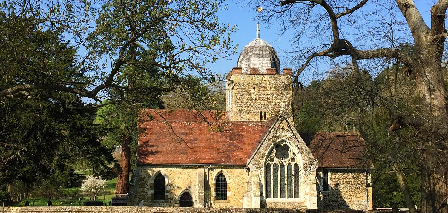 « L'église Saint-Pierre et Saint-Paul » à Albury (Angleterre).